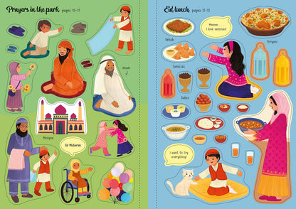 Little First Stickers Eid: A Sticker Book About Celebrating Ramadan and Eid with Family for Children (Ages 3-5)
