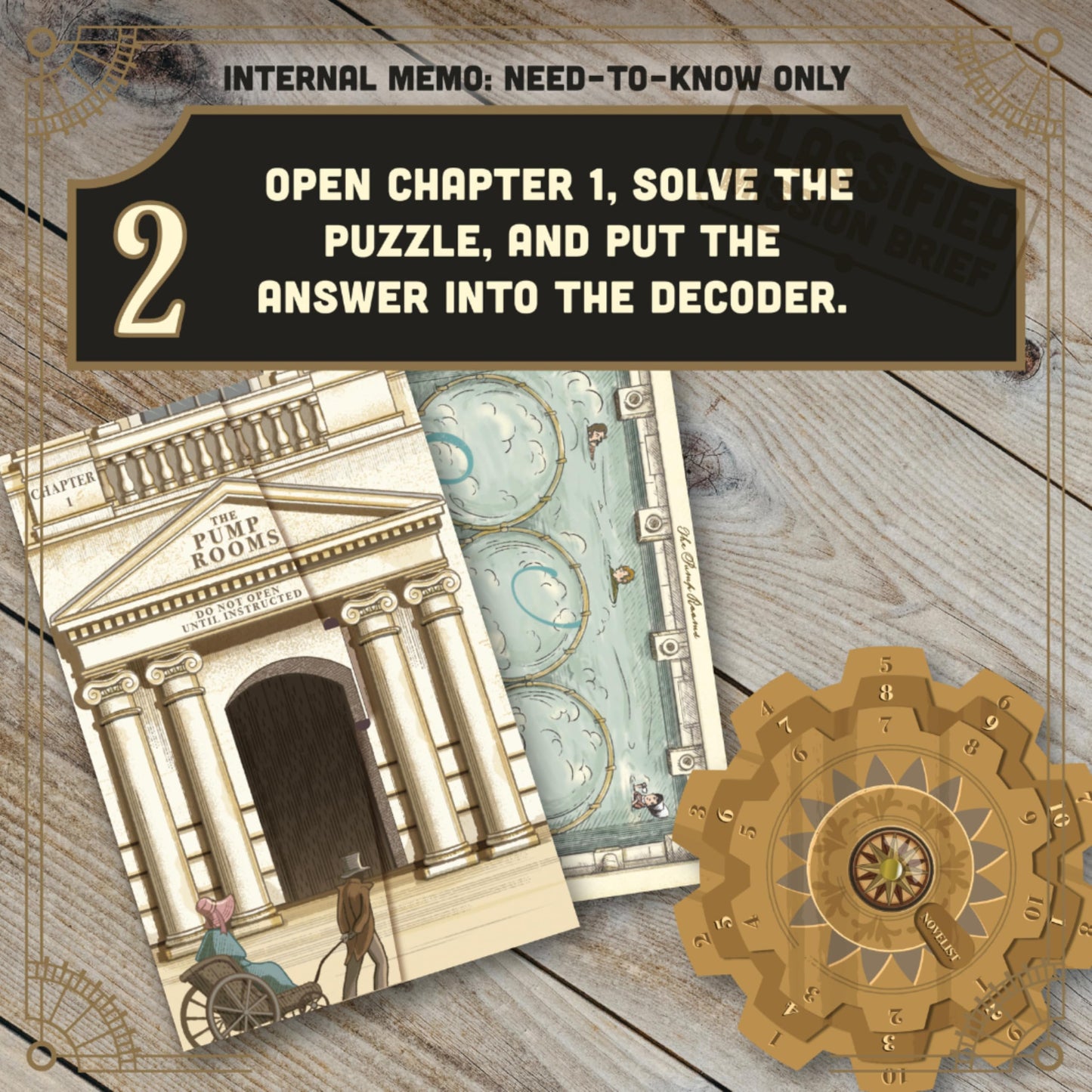 Ridley's Timescape: Jane Austen- Escape Room Game - Travel Back in Time to Help Jane Solve the Crime -Re-Playable and Re-Giftable - Date Night Favorite - 1+ Players for Ages 12+ and 90 Minute Playtime