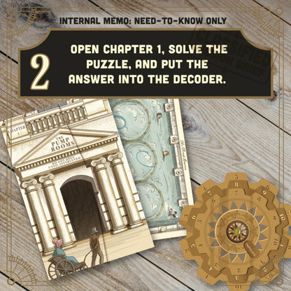 Ridley's Timescape: Jane Austen- Escape Room Game - Travel Back in Time to Help Jane Solve the Crime -Re-Playable and Re-Giftable - Date Night Favorite - 1+ Players for Ages 12+ and 90 Minute Playtime