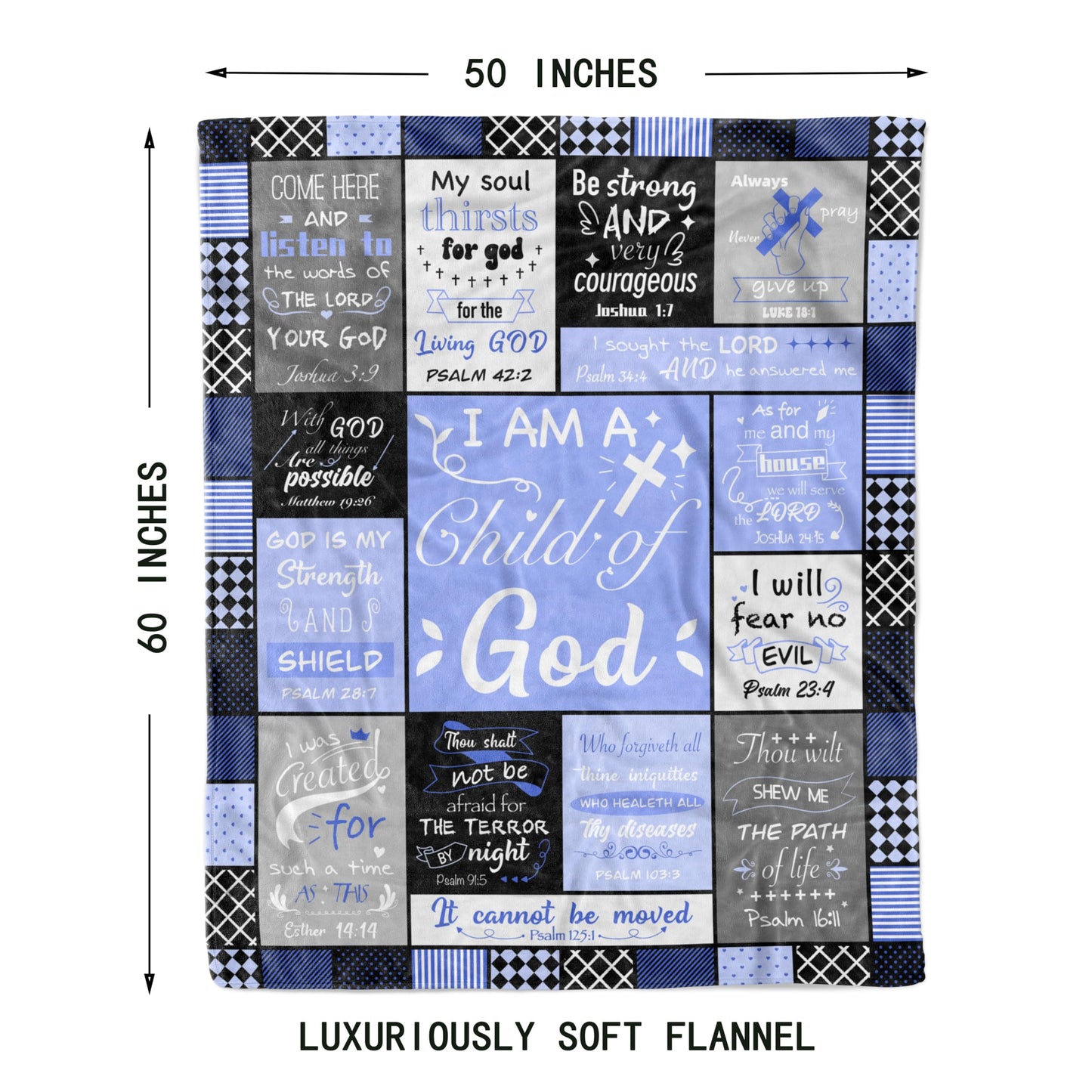 Fathers Day Blankets for Christian,Christian Gifts for Men,Religious Gifts for Men,Gifts for Christians Men,Mens Christian Gifts,Faith Gifts for Mens,Christian Gifts for Fathers Day Blanket 50"x60"
