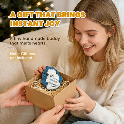 Funny Romantic Shark Gifts for Boyfriend Girlfriend, Cute Anniversary Valentine’s Day Birthday Present, Unique Love Gift for Her Him Husband Wife Couples