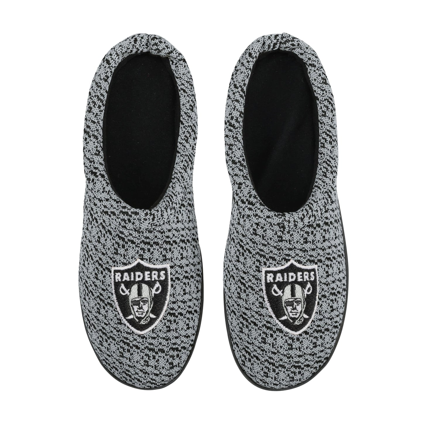 FOCO NFL mens Poly Knit Cup Sole Slipper