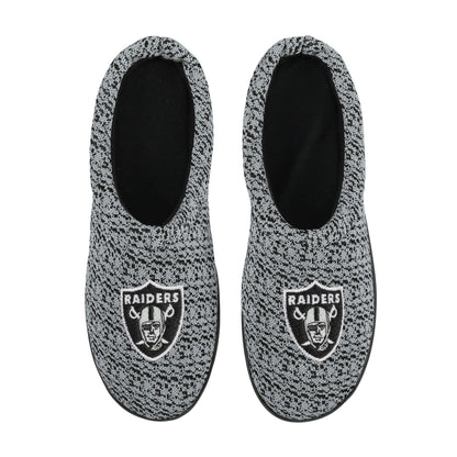 FOCO NFL mens Poly Knit Cup Sole Slipper