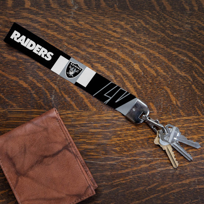 Rico Industries NFL Football Standard Wrist Lanyard Key Chain, Cute Wristlet Strap Holder for Car Keys ID Badges Card Wallet