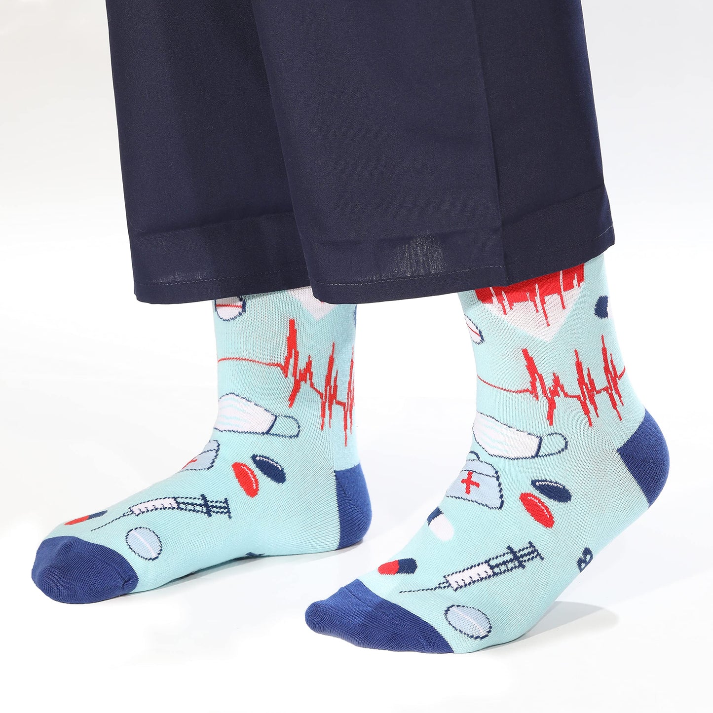 Cavertin Women's Mom Grandma Retirement Dentist Teacher Nurse Socks with Gift Box Gifts for Her