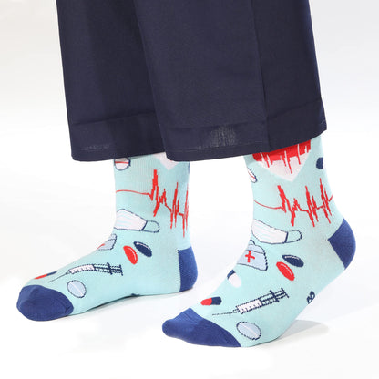 Cavertin Women's Mom Grandma Retirement Dentist Teacher Nurse Socks with Gift Box Gifts for Her
