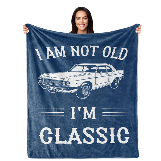 Gifts for Men, Funny Gifts for Men, Fathers Day Birthday Gift for Him, Best Older Man Gift Ideas, Unique Present for Male Grandpa Dad Husband, Cool Retirement Present for Man 60"X50" Blanket