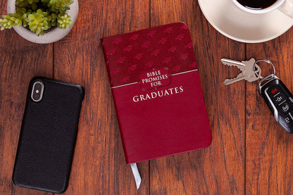 Bible Promises for Graduates (Raspberry, Faux Leather) – A Powerful Bible Promise Book for Graduates, Perfect Gift for Graduation Parties, Birthdays, Holidays, and More