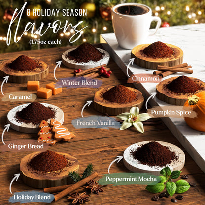 Coffee Gifts Set For Coffee Lovers - Ground Coffee Sampler Gift Set For Women & Men - Women Gift