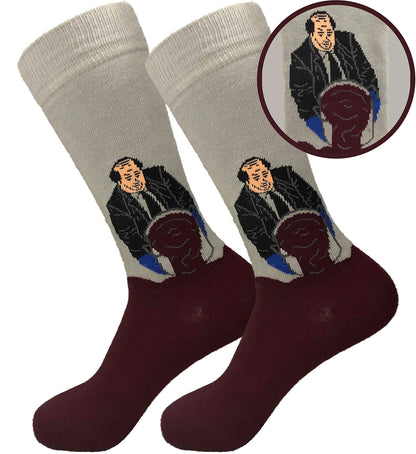 Balanced Co. Kevin's Famous Chili Dress Socks Kevin Malone Socks Michael Scott Socks