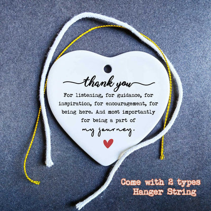 Thank You Gift for Christmas, Midwife, Friend, Appreciation Gift, Appreciation Ornament, Coworker Meaningful Leaving, Retirement Ornament(Thank You)