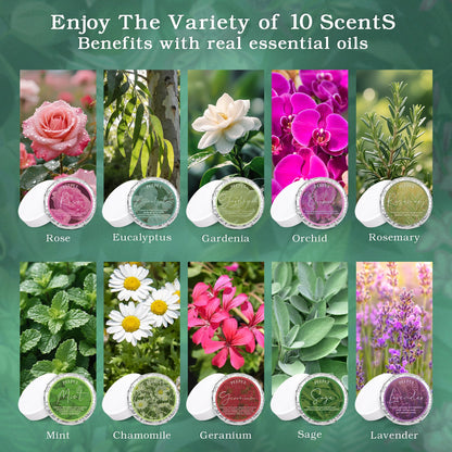 Shower Steamers Aromatherapy Birthday Gifts for Women - 10 Pack,Gifts for Wife Mothers Daughter Sister Stress Relief & Deep Relaxation Self Care Home Spa Essential