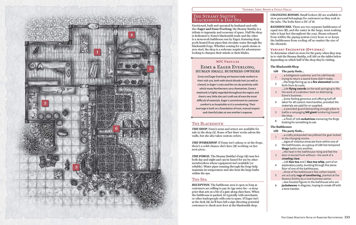 The Game Master's Book of Random Encounters: 500+ customizable maps, tables and story hooks to create 5th edition adventures on demand (The Game Master Series)