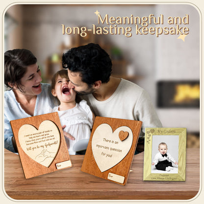 97 Decor Will You Be My Godparents Proposal Gift - God Parents Presents Proposal Ideas, Godparent Gifts from Godchild for Baptism, Godparents Proposals Card, Asking Godmother Godfather Invitation