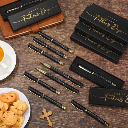 Spakon 30 Set Father's Day Gifts for Church Bulk Inspirational Bible Verse Pen Religious Christian Pens with Box Faith Based Christian Gifts for Men Pastor Office Church Welcome Favor Sunday School