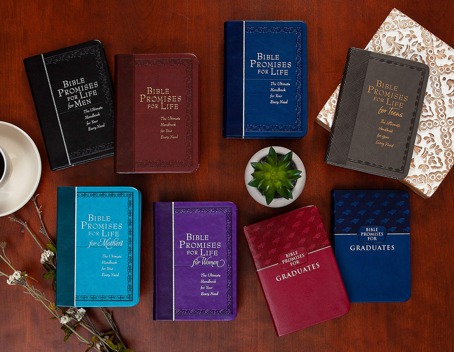 Bible Promises for Graduates (Raspberry, Faux Leather) – A Powerful Bible Promise Book for Graduates, Perfect Gift for Graduation Parties, Birthdays, Holidays, and More