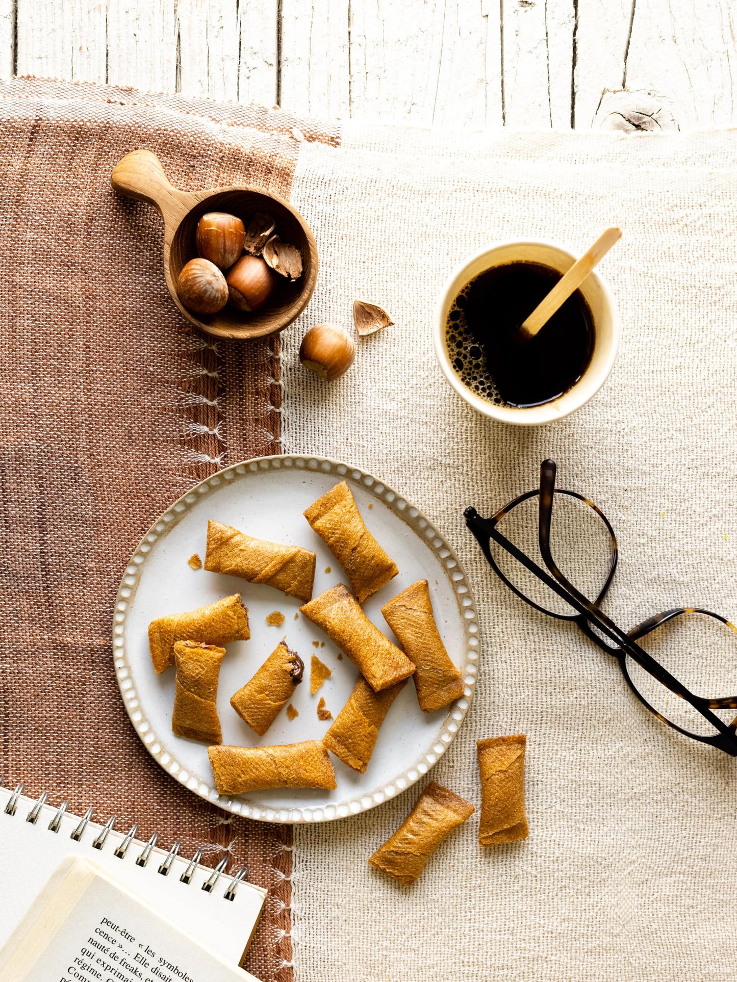 Gavottes Gourmet French Filled Mini Crispy Crepes - with Rich Cocoa Hazelnut Filling | Crispy Crepes for Chocolate Crepe Lovers | Gavottes Mini Filled Crispy Crepes From France (3.17oz/90g)