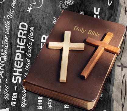QOJUYO Pastor Appreciation Gifts Blanket 60"x50", Gifts for Pastors Men, Gift for Pastor