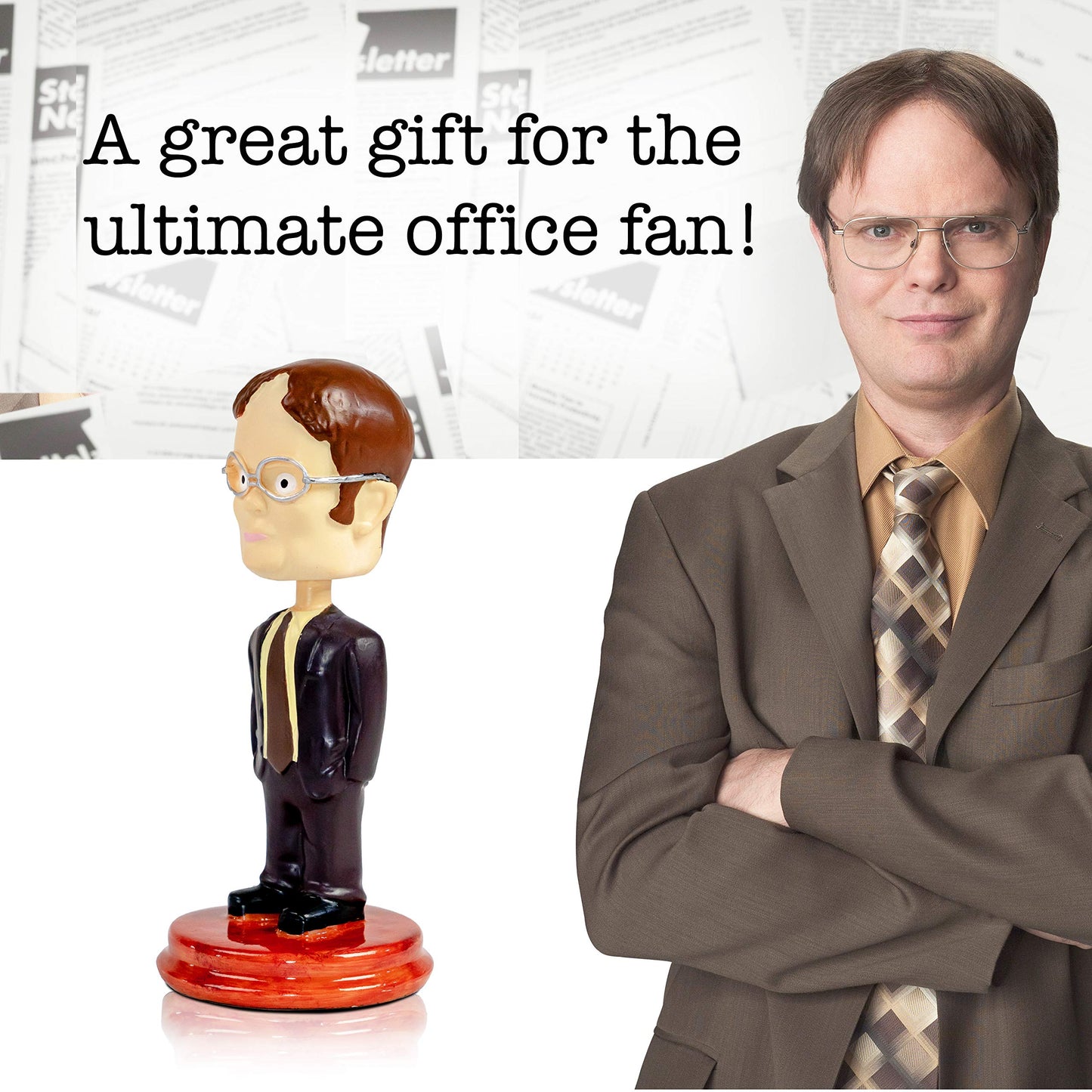Scott's Tots Dwight Schrute Bobblehead from The Office - The Ultimate Merchandise for The Office Fans - The Office Gifts