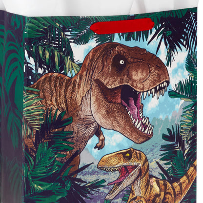 Hallmark Jurassic Park 13" Large Gift Bag with Tissue Paper (T-Rex, Dinosaurs) for Birthdays, Christmas, Holidays