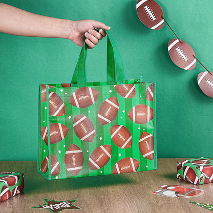 Loveinside 13" Large Sports Reusable Gift Bag, Recycled Party Favor Gift Bag for Kids Boys, Birthday, 13" x 5" x 10", 1 Pcs