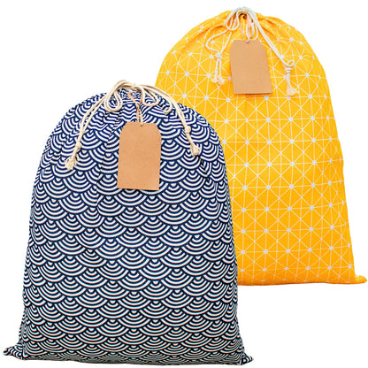 ERIBAGZ 2 pcs Giant gift bag 35.43” x 27.55”. Bonus: 5 gift tags & string. Reusable Jumbo gift bag. Extra large gift bag. XL gift bag. Ed. 1.