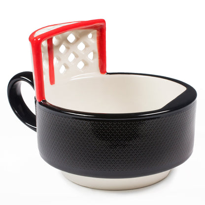 MAX'IS Creations The Hockey Mug with a Net - Sports Hockey Gifts for Boys 8-12 Men Girls Mom Game Gift, Novelty Funny Coffee Mugs, 14oz