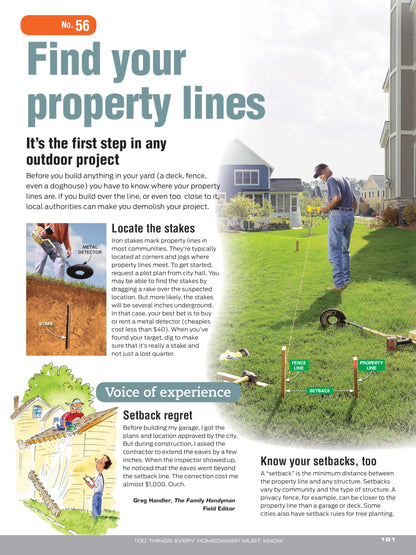 100 Things Every Homeowner Must Know: How to Save Money, Solve Problems and Improve Your Home (Family Handyman 100)