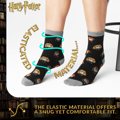 Harry Potter Gifts Mug & Socks Gift Set for Women Teens US Size 4-9, Tea & Coffee Ceramic Mug & Soft Calf Socks Set (4/9 US)