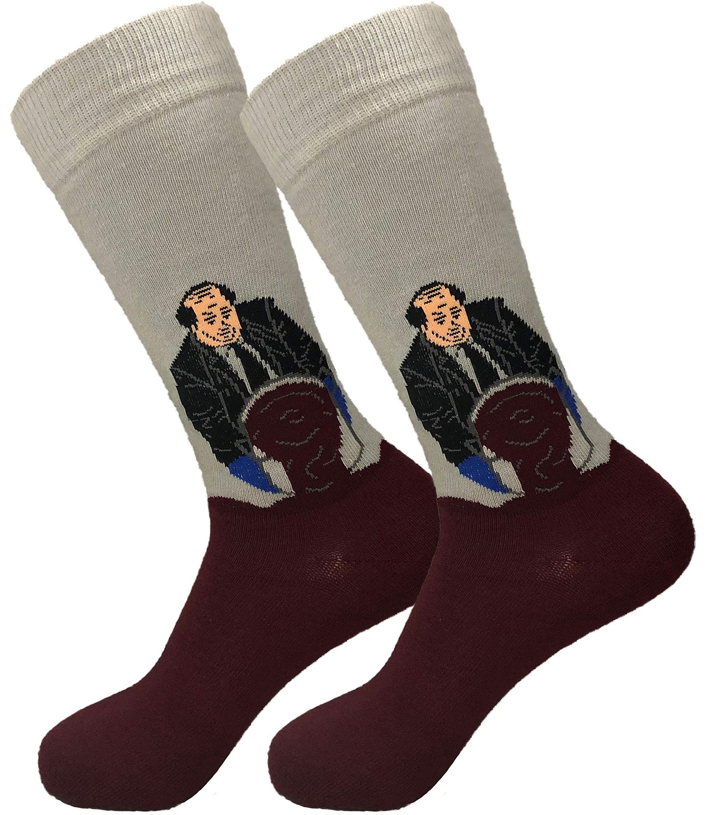 Balanced Co. Kevin's Famous Chili Dress Socks Kevin Malone Socks Michael Scott Socks