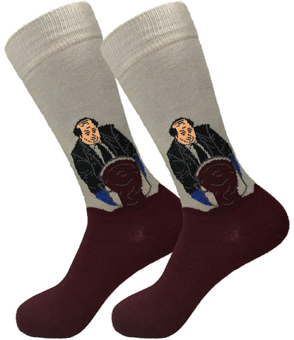 Balanced Co. Kevin's Famous Chili Dress Socks Kevin Malone Socks Michael Scott Socks