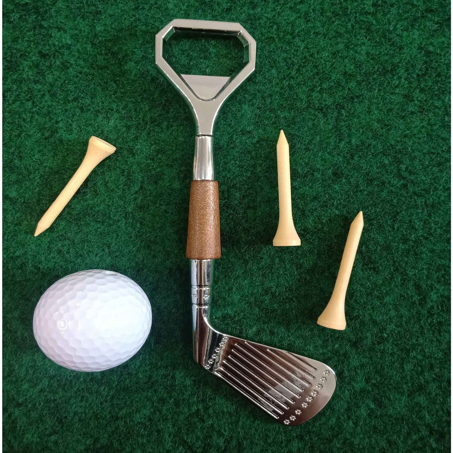 Golf Club Bottle Opener, Golfer Beer Novelty Item for the Golf Lover and Beer Enthusiast, golf decor Made from Zinc Alloy, 100g