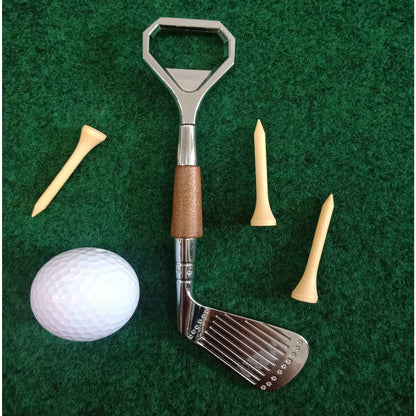 Golf Club Bottle Opener, Golfer Beer Novelty Item for the Golf Lover and Beer Enthusiast, golf decor Made from Zinc Alloy, 100g