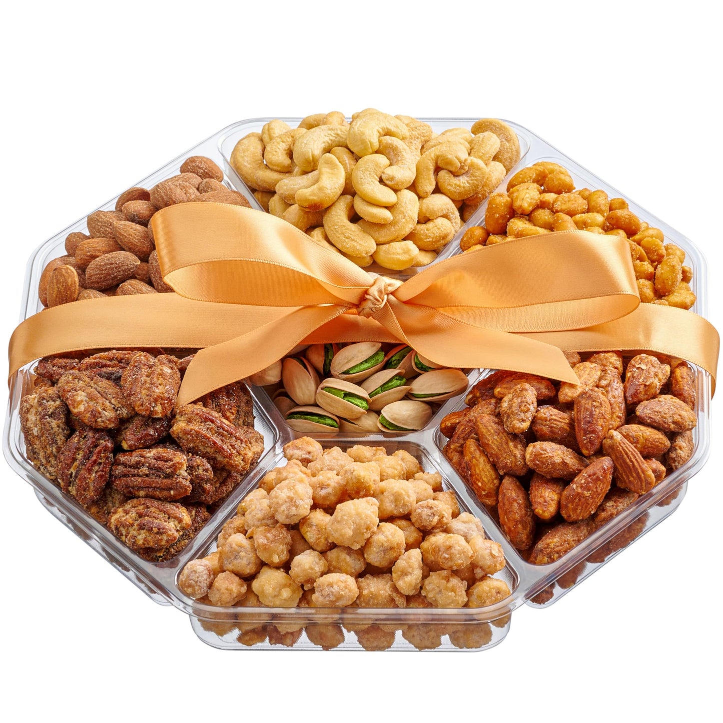 Fathers Day Nuts Gift Basket - Assortment of Sweet & Roasted Salted Gourmet Nuts - Food Gift Box for Dad, Him, Husband, Christmas, Father's Day, Mother's Day, Sympathy, Family, Men & Women