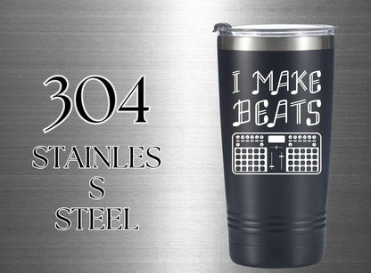 Onebttl Music Producer Gifts, Cool DJ Gifts for Christmas, Birthday, 20oz Stainless Steel Tumbler with Lid Straw
