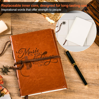 Unique Music Themed Personalized Notebook Gifts Cool Gifts For Music Lovers Musicians Writers Teacher Singers Songwriting Journal