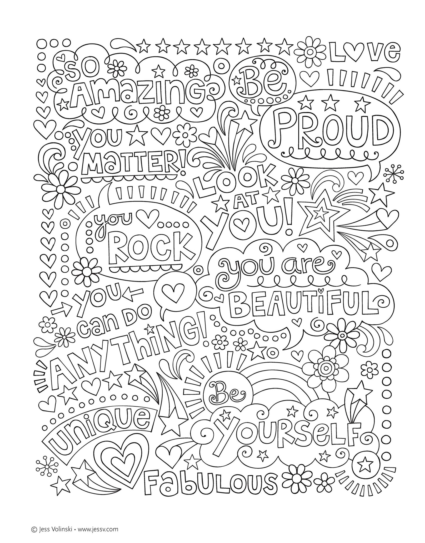 Notebook Doodles Go Girl!: Coloring & Activity Book (Design Originals) Inspiring Designs and Positive Quotes for Women and Tween Girls Ages 8 and Up, on Extra-Thick Perforated Paper