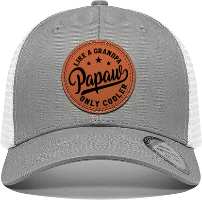 Men Hat Baseball Cap Christmas Fathers Day Birthday, Gifts for Men Trucker Grey Baseball Cap