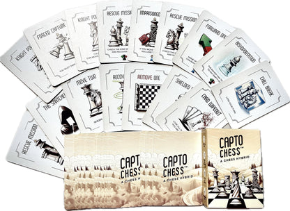Cards Strategy Deck for Chess Sets | Fun Chess Variant Game & Gift for Chess Players
