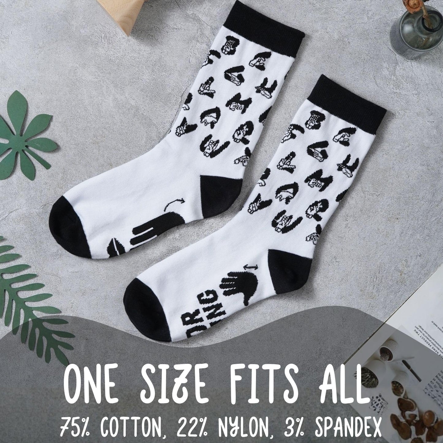 InnoBeta ASL Gifts for Women, Thoughtful Present for Deaf Friends, ASL Teachers & Interpreters, American Sign Language Design for Daily Wear