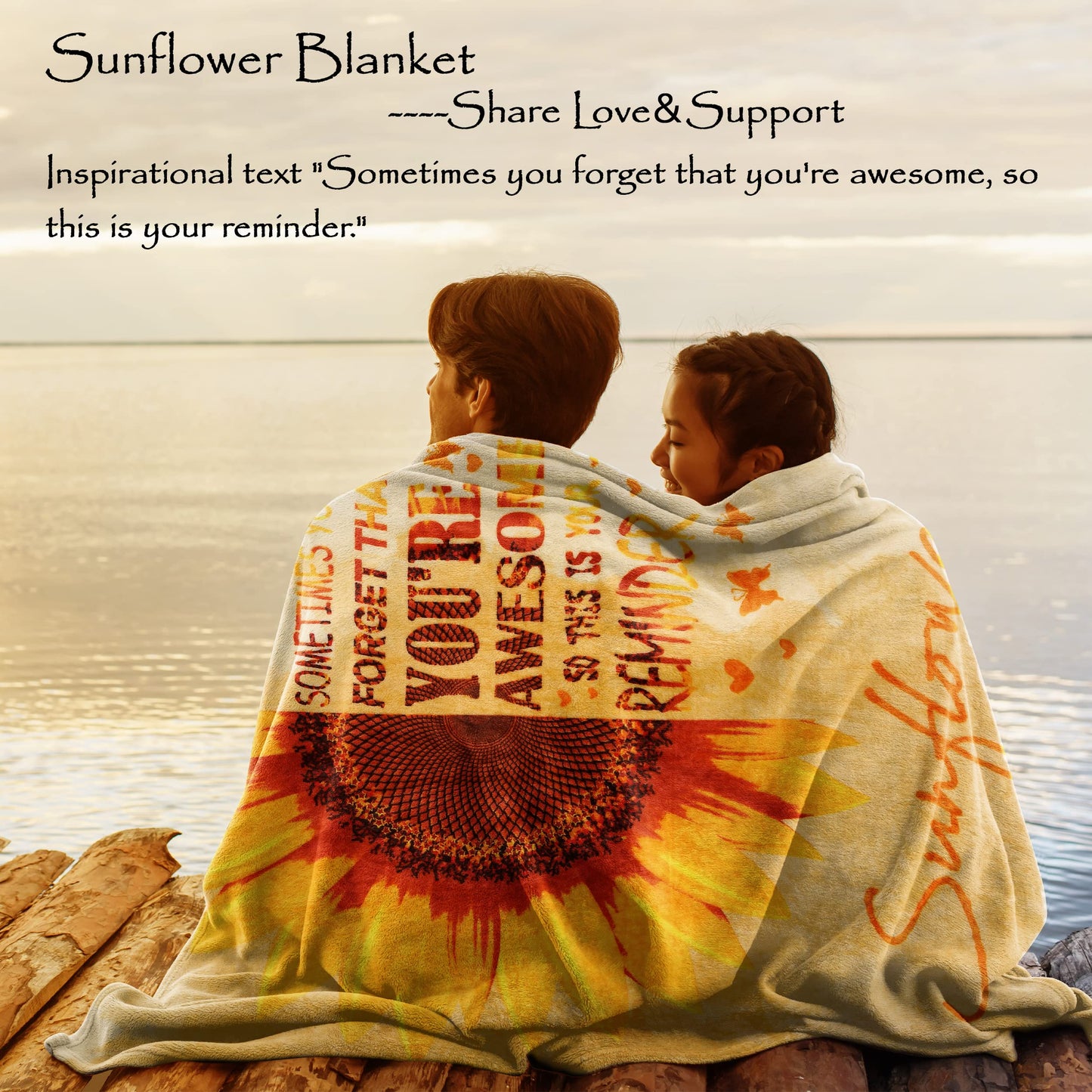 Sunflower Gifts for Women Sending Sunshine Gift-Mom Gifts for Mothers Day-Unique Birthday -Thank-Self Care Package-Get Well Gift-Inspirational Spa Gift Basket for Mom Grandma Wife Friends Sister