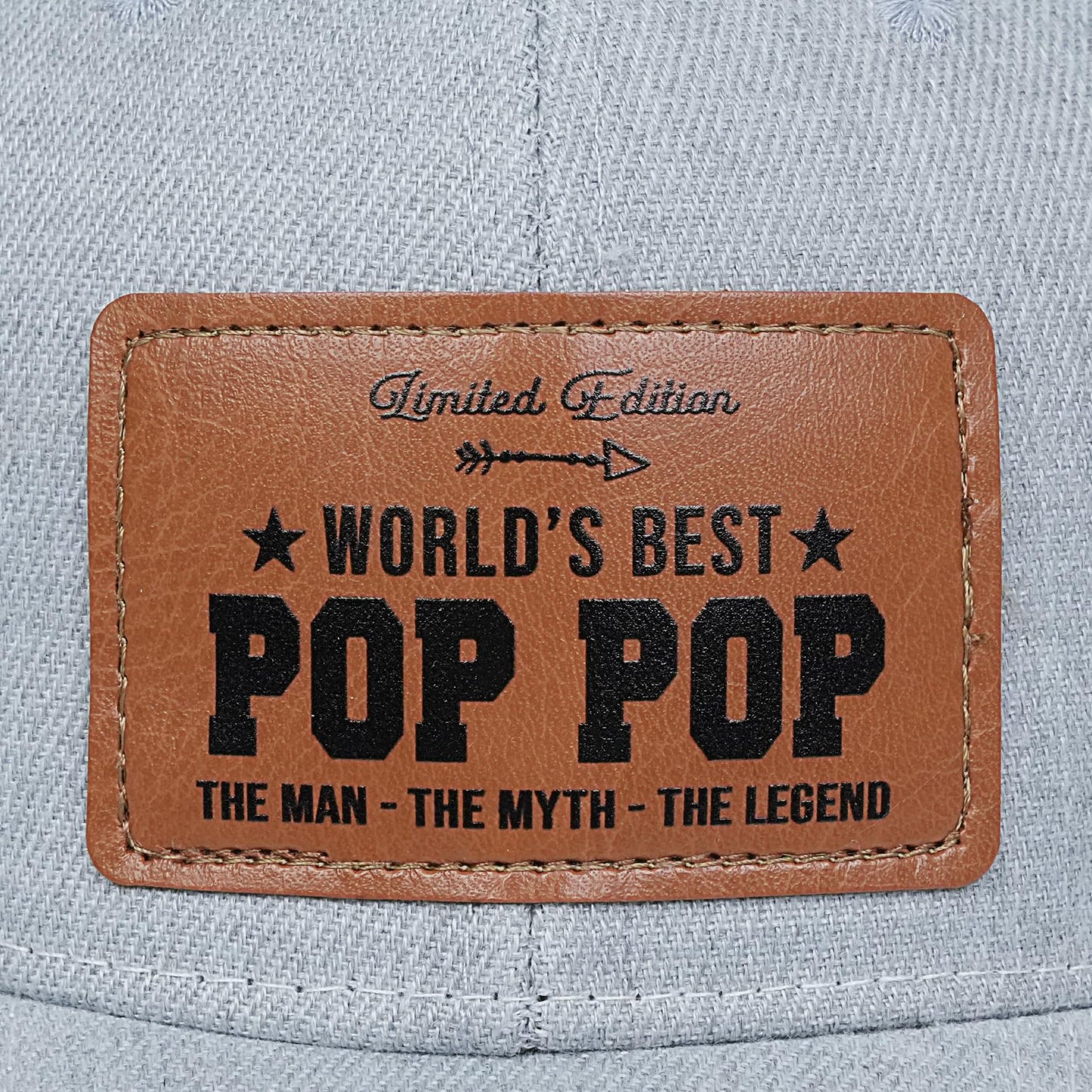 Men's Hat Gifts - Men Cap Gifts for Christmas Father's Day Birthday Trucker Hat Leather Pattern Baseball Cap
