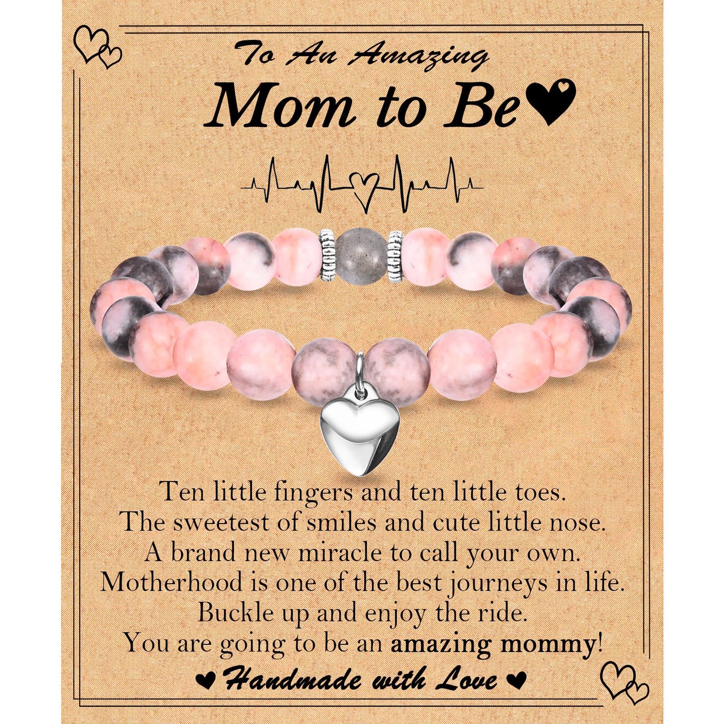 Gifts for Mom Wife Grandma New Mom to Be Bonus Mom Sister Dog Mom Aunt Stepmom Mother-in-Law Daughter Daughter-in-Law, Mothers Day Graduation Christmas Valentines Day Bracelet Gift for Women Her