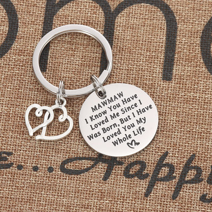 Kivosliviz Mawmaw Keychain Gifts for Women Her Maw Maw Key Chains Worlds Greatest Best Mammaw Ever Jewelry Mamaw Keyring Mawmaw Keychain