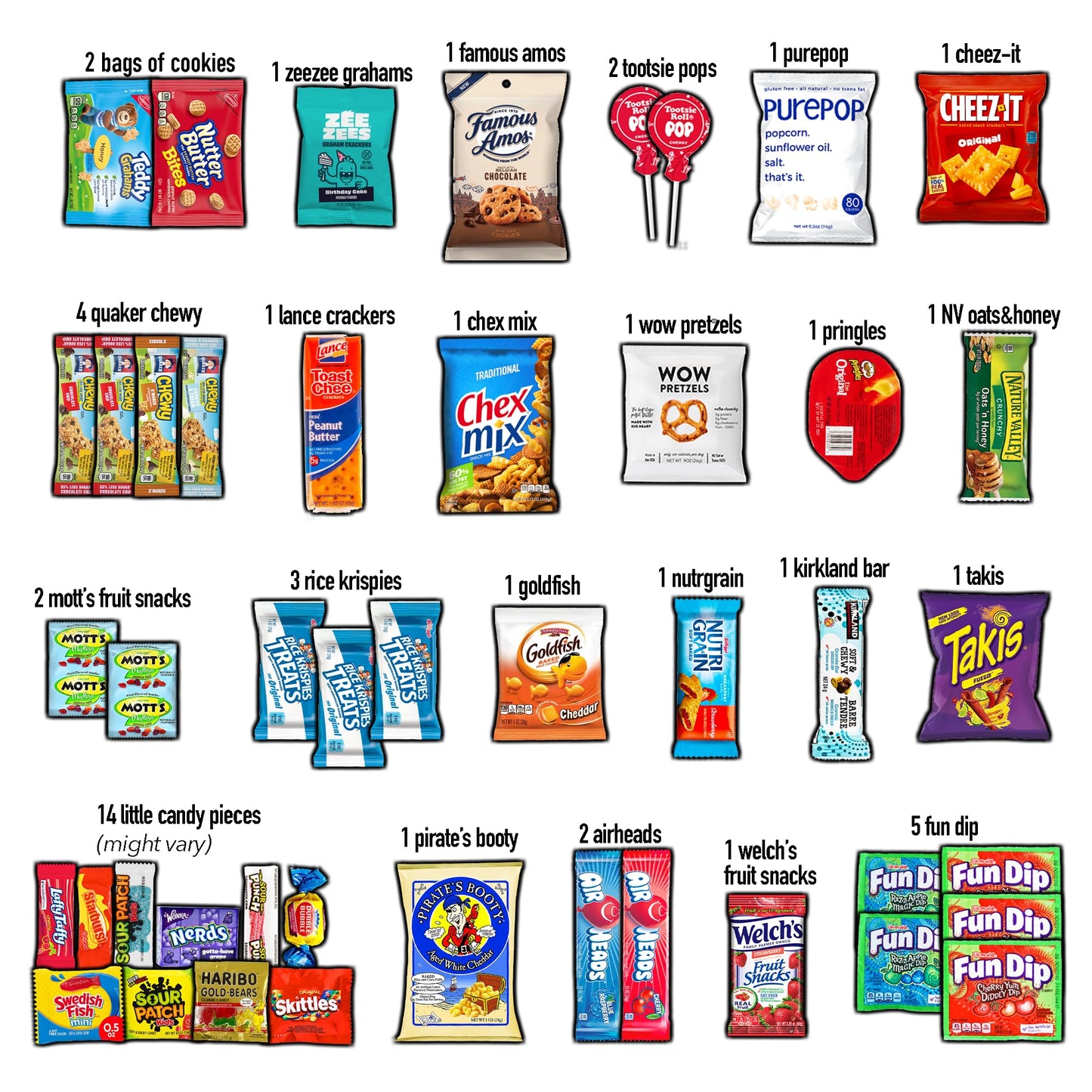 CRAVEBOX Snacks Box Variety Pack Care Package (45 Count) Treats Gift Basket Adults Kids Grandkids Guys Girls Women Men Boyfriend Birthday Cookies Chips College Student Office School Graduation