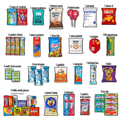 CRAVEBOX Snacks Box Variety Pack Care Package (45 Count) Treats Gift Basket Adults Kids Grandkids Guys Girls Women Men Boyfriend Birthday Cookies Chips College Student Office School Graduation