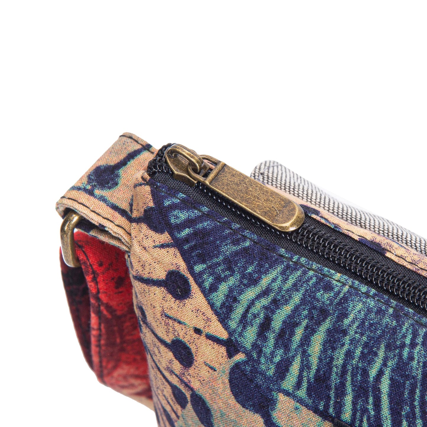 OPQRSTU Women's Retro Small Size Canvas Shoulder Bag Hippie Boho Crossbody Handbag