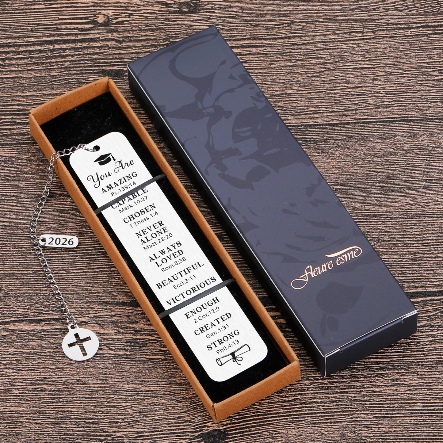 Graduation Gifts for Him Her Class of 2026 Christian Religious Catholic Gifts Inspirational Bookmark Seniors 2026 College High Middle School Students Nursing Grad Gifts for Women Men Graduates Gifts