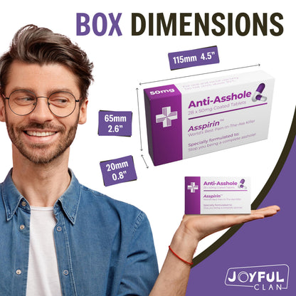 Funny Joke Pill Box Prank - Gag Gifts for Men & Women Unique Inappropriate Novelty Gift Birthday Gifts for Women Rude Silly Presents for Boyfriend Dad Uncle