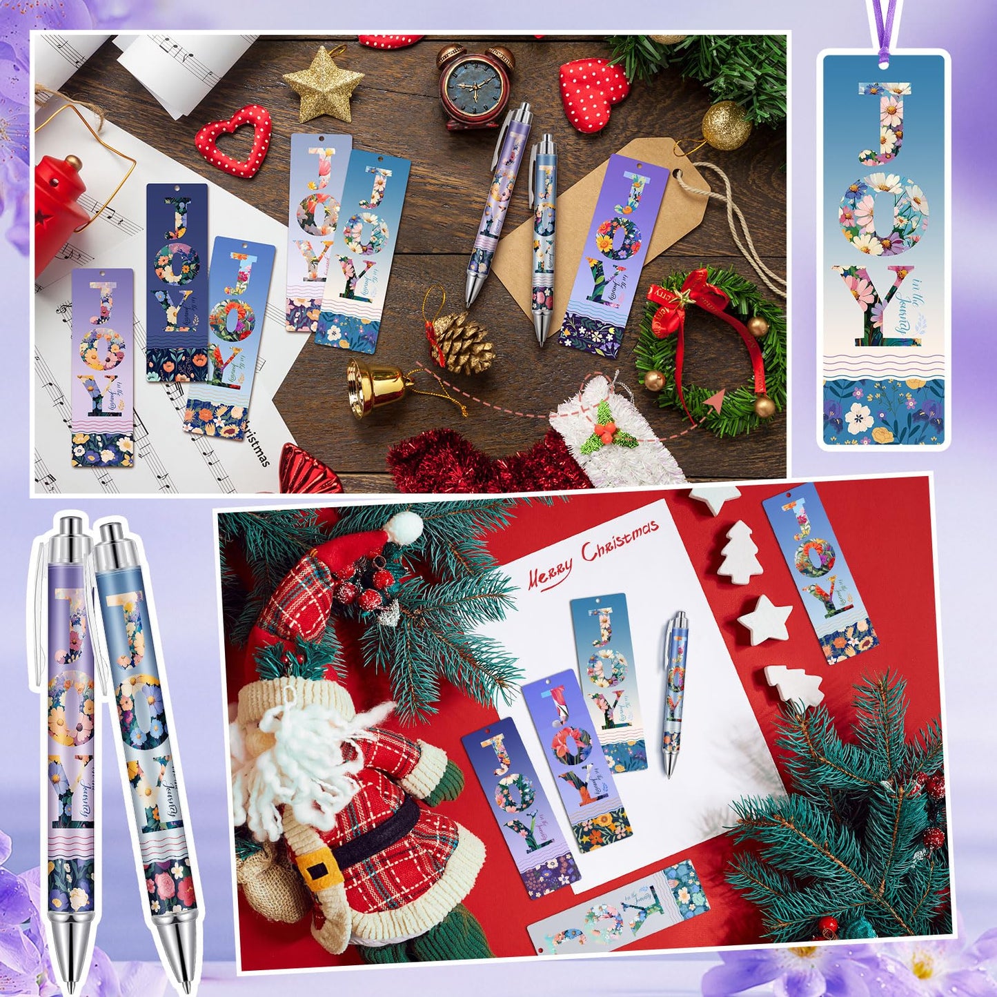 Gersoniel 36pcs/12sets Christian Mothers Day Gifts Bulk for Church Happy Mother's Day Bible Verse Bookmark Ballpoint Joy in The Journey Religious Christian Gifts for Women for Mom Gift Prayer Supplies